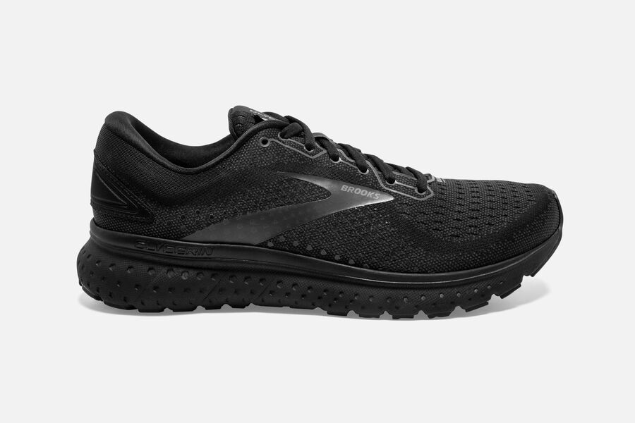Brooks Glycerin 18 Road Running Shoes - Mens - Black - DC7859243